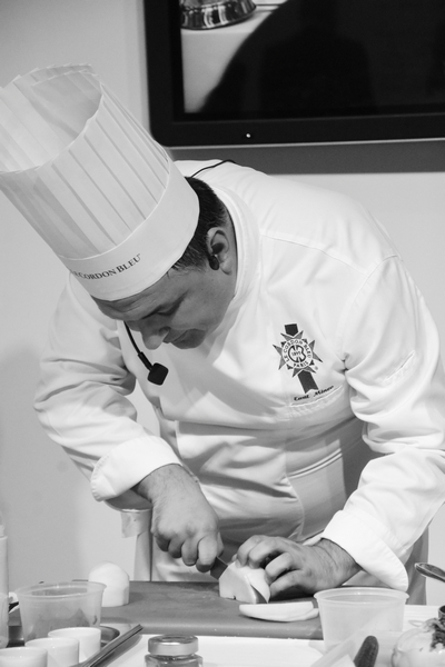 Le Cordon Bleu live cooking demonstration with Chef Emil Minev